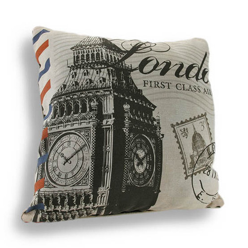 Don't Forget to Write From London 18in. Decorative Throw Pillow Main image