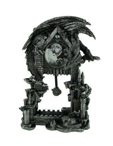 Evil Dragon Pentagram Pendulum Mantel Clock Main image