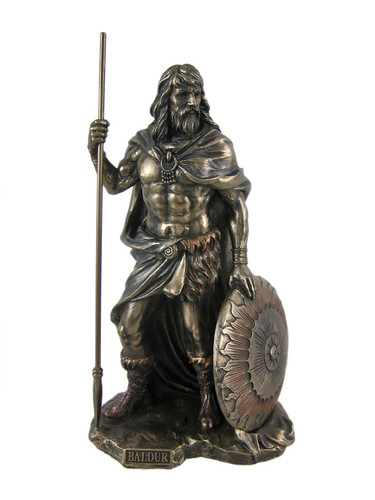Norse God Baldr Bronzed Finish Statue Baldur Brave Bold Main image