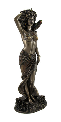 Bronzed Oshun Goddess of Love, Marriage, and Maternity Statue Main image