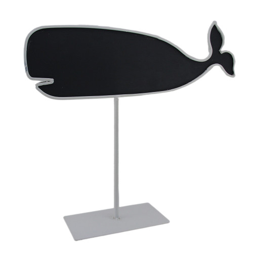 Whale Shaped Chalkboard Sign On Stand Main image