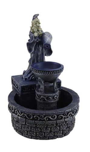 Scratch & Dent Blue Wizard at Divining Well Decorative Water Fountain Main image