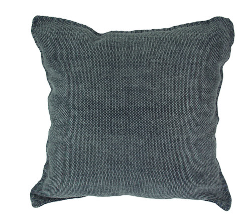 Denim Blue Square Cotton Dhurrie Pillow 20 Inch Main image