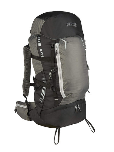 Wenzel Flux 50L Hiking Backpack Black / Gray Main image