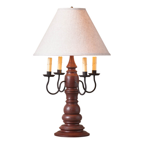 Bradford Lamp in Americana Red with Shade Main image