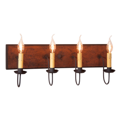 Four Arm Vanity Light in Hartford Pumpkin Additional image
