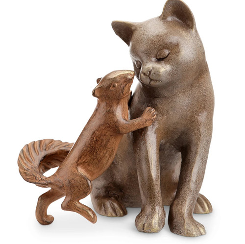 SPI Aluminum Stealing a Kiss Garden Sculpture Additional image