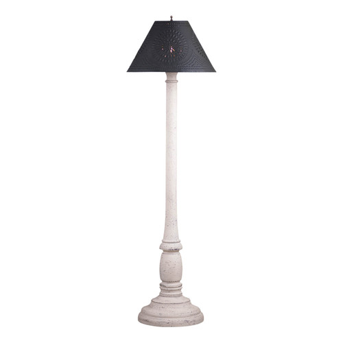 Brinton House Floor Lamp Americana White w/shade Main image