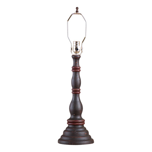 Davenport Lamp Base in Espresso with Salem Brick Main image