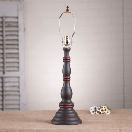 Davenport Lamp Base in Espresso with Salem Brick Additional image