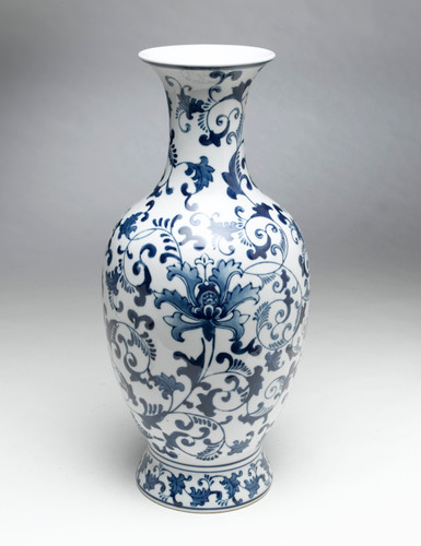 AA Importing 59701 Blue And White Vase Main image