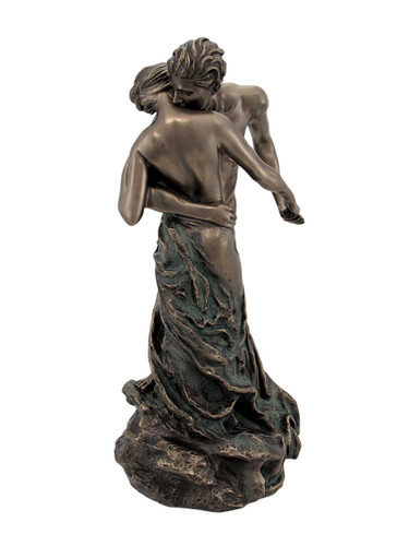 Claudel Bronze Waltz Tabletop Statue Hand Painted Accents Main image