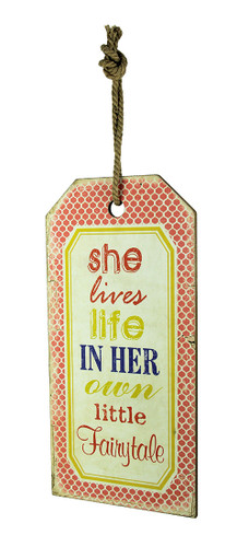Her Own Little Fairytale Decorative Wood Wall Hanging Main image
