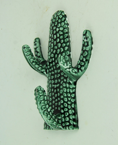 Green Triple Branch Seguaro Cactus Wall Hook Additional image