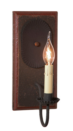 Wilcrest Sconce in Espresso with Salem Brick Main image