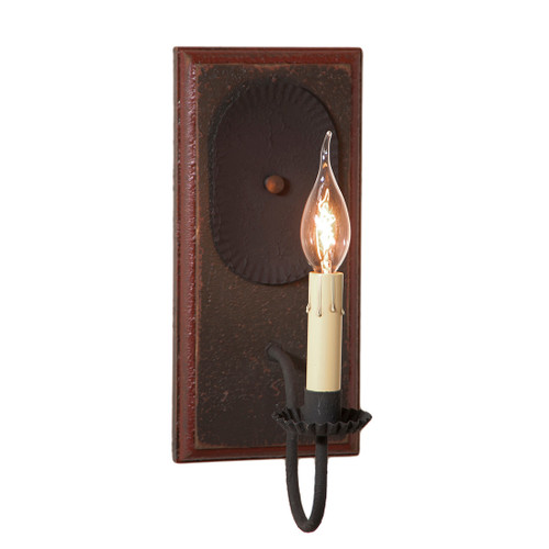 Wilcrest Sconce in Espresso with Salem Brick Main image