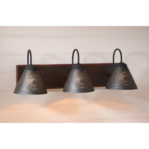 Crestwood Vanity Light in Espresso with Salem Brick Additional image
