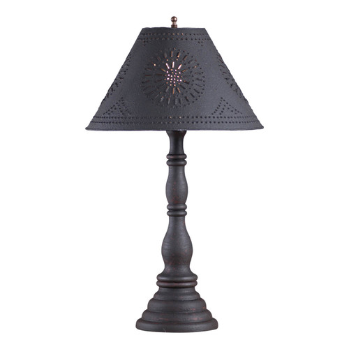 Davenport Lamp in Hartford Black with Shade Main image