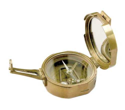 3 Inch Diameter Handheld Brass Nautical Compass Main image