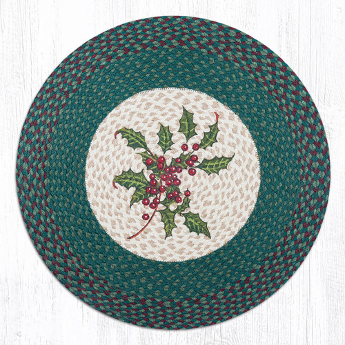 Earth Rugs RP-508 Holly Round Patch 27" x 27" Main image