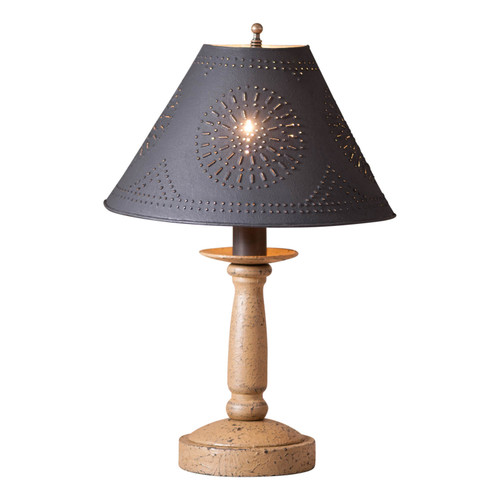 Butcher's Lamp in Americana Pearwood with Shade Main image