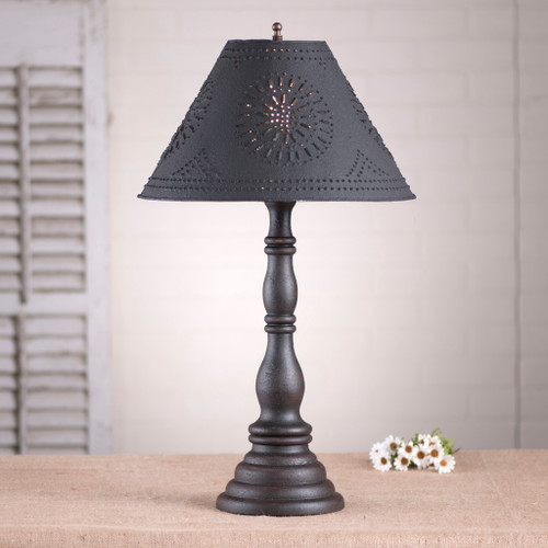 Davenport Lamp in Americana Black with Shade Additional image