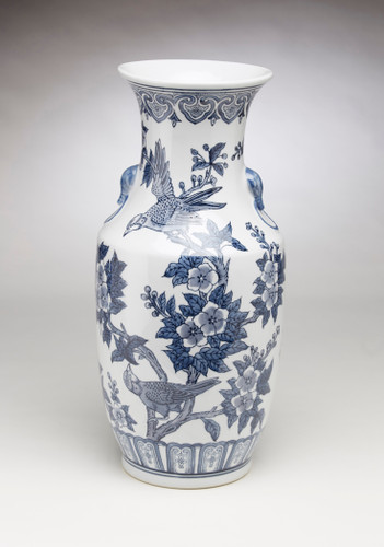 AA Importing 59844 Blue And White Vase Main image