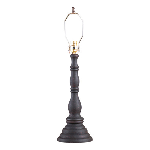 Davenport Lamp Base in Hartford Black over Red Main image