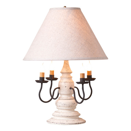 Harrison Lamp in Americana White with Shade Main image