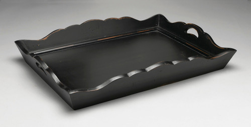 AA Importing 43554-BK Wooden Serving Tray Main image
