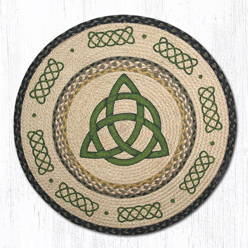 Earth Rugs RP-116 Irish Knot Round Patch 27" x 27" Main image