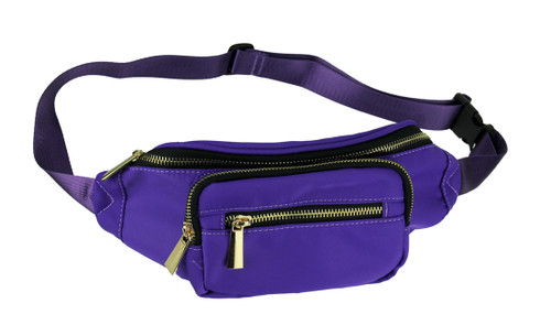 Nylon Canvas Fanny Pack with Hidden Pocket Main image