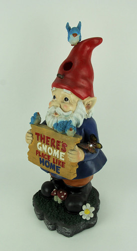 Gnome Place Like Home Garden Gnome Birdhouse Statue Additional image
