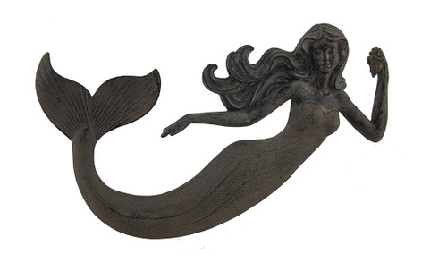 Rustic Finish Floating Mermaid Wall Hanging Main image