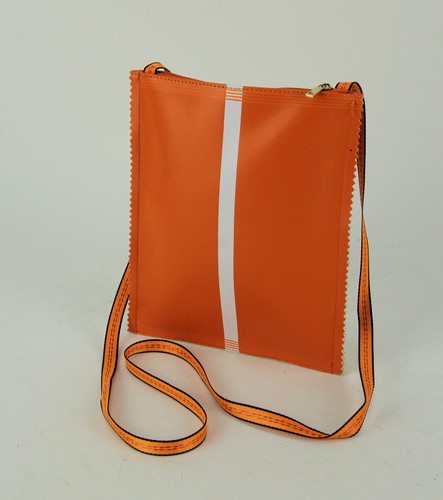 Orange and Yellow Glittery Cheese Crunch Crossbody Bag Small Additional image