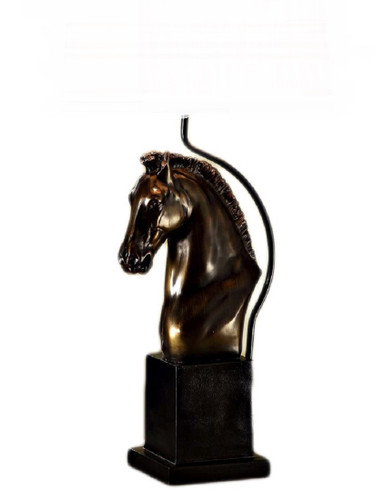 Bronze Finish Stallion Table Lamp Base Only Main image