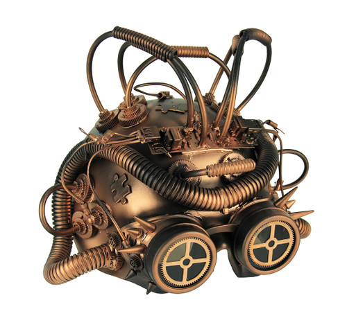 Steampunk Cepholopod Cosplay Half Mask With Goggles Main image