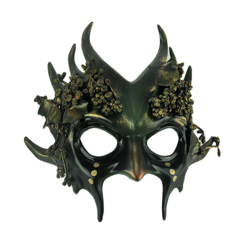 Green Forest Gremlin Adult Wicked Woodland Goblin Halloween Mask Main image