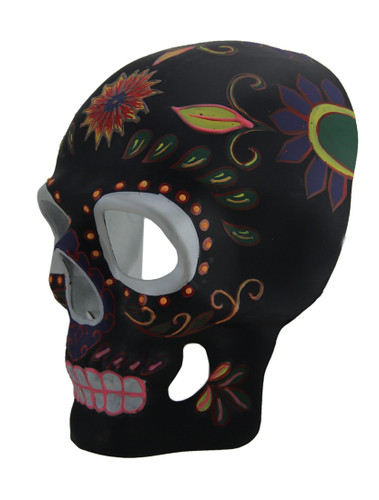 Colorful Glow In The Dark Full Face Sugar Skull Mask Additional image