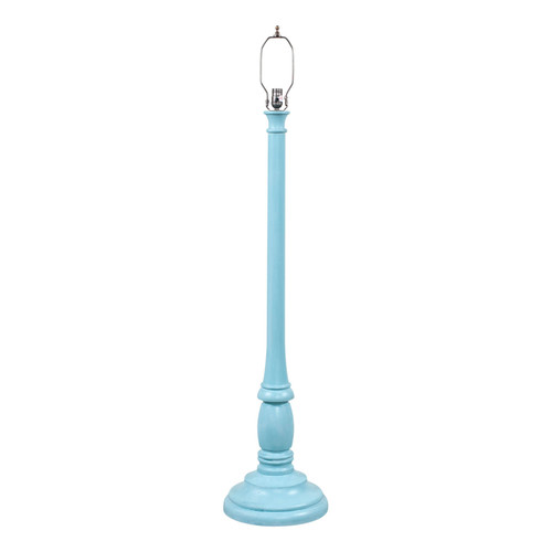 Irvins Country Tinware Brinton House Floor Lamp Base in Misty Blue Main image