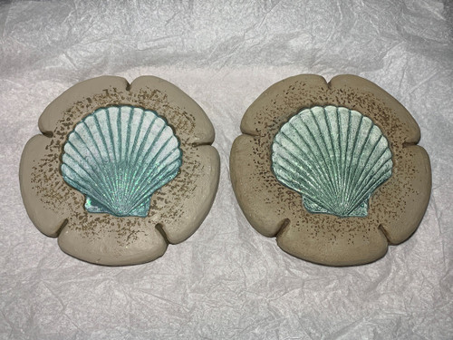 Sand & Sky Shell Decorative Stepping Stones or Wall Hangings Main image