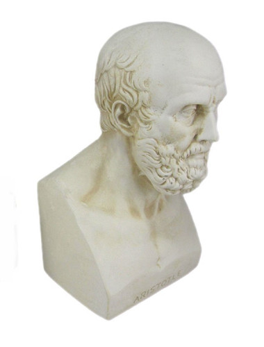 Aristotle Bust Bookend Greek Philosophy Main image