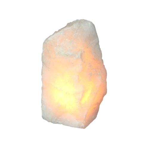 Natural White Quartz Rock Crystal Accent Lamp Main image