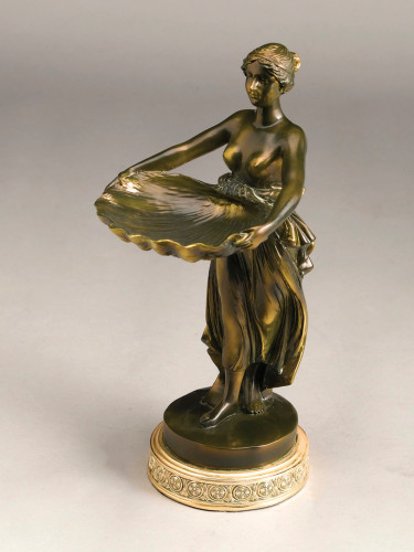 AA Importing Woman Holding Shell,  Bronze Finish Main image