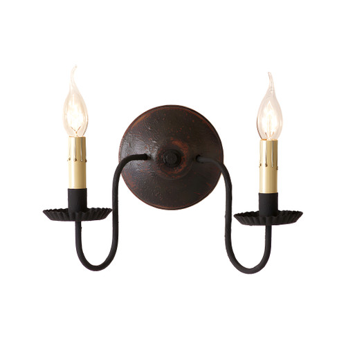 Ashford Wall Sconce in Espresso with Salem Brick Main image