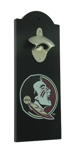 Licensed Florida State University Seminoles Wall Mounted Bottle Opener Main image