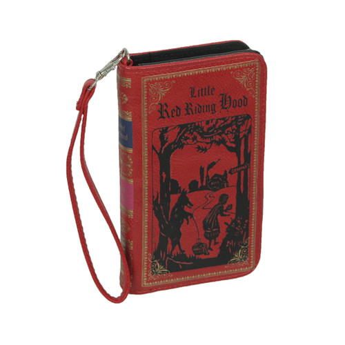 Little Red Riding Hood Book Wallet ID Holder Snap Close Novelty Fashion Wristlet Main image