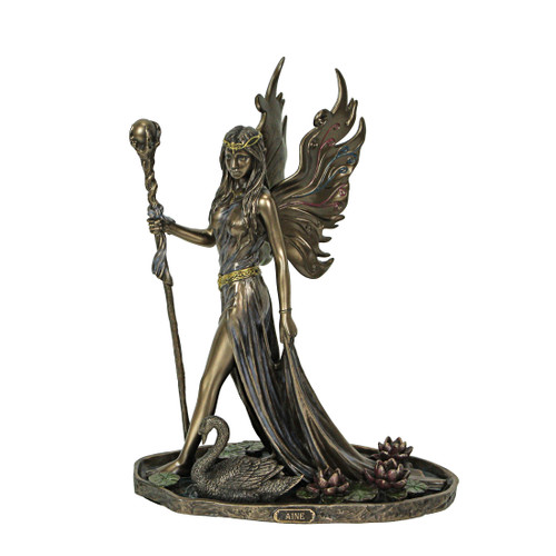 Aine Queen of the Fairies Bronze Finish Statue 8.75 Inches High Main image