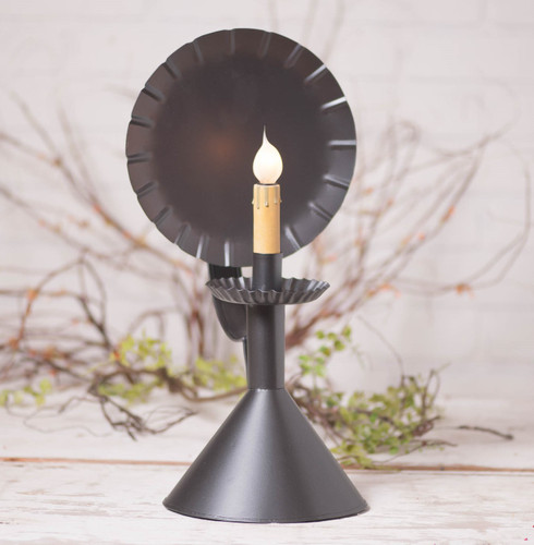 Irvins Country Tinware Hallway Light on Cone Smokey Black 17" Additional image