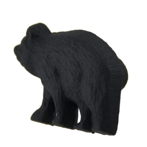 6 Piece Matte Black Forest Bear Cast Iron Drawer/Cabinet Knob Set Additional image